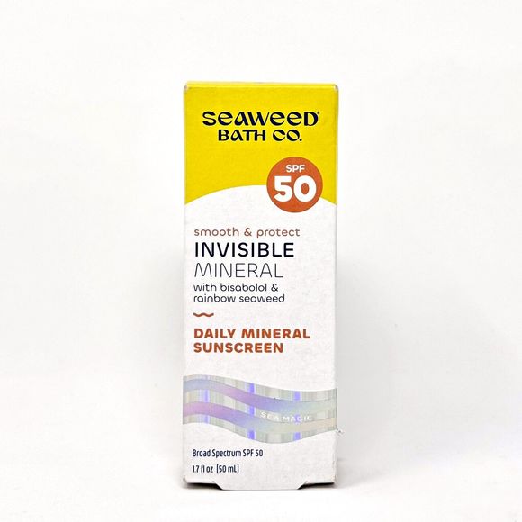 Seaweed Bath Co Invisible Mineral Sunscreen SPF 50 1.7 fl oz / 50 ml NIB - Picture 2 of 9